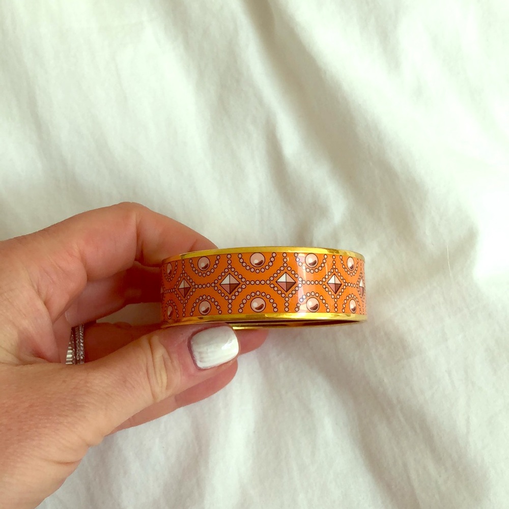 Hermes Orange Bangle size GM